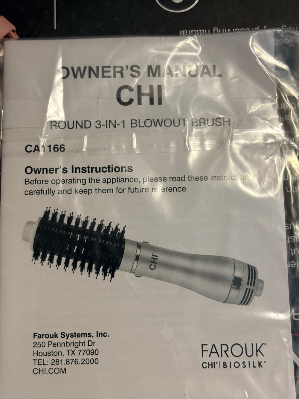 CHI Round 3-in-1 Blowout Brush | Open Box | Never Used - Picture 5 of 10